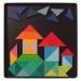 Grimm's - Magnetické puzzle - trojúhelníky - 64 ks