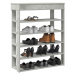 vidaXL Shoe Rack betonově dub 80x30x98 cm kompozitní dřevo