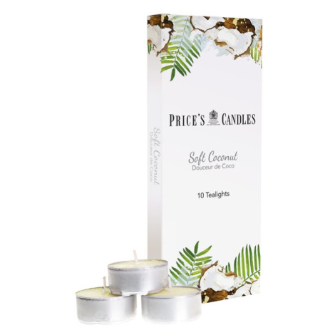 Price´s Price's vonné čajové svíčky Soft Coconut 10ks