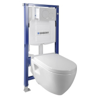 WC SADA závěsné WC NERA s podomítkovou nádržkou GEBERIT do sádrokartonu WC-SADA-16
