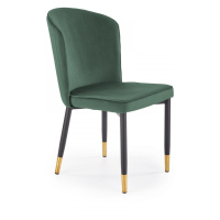 HALMAR Designová židle Tiera tmavě zelená