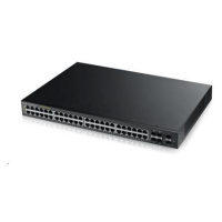 Zyxel GS1920-48HPV2 52-port Gigabit WebManaged PoE Switch, 48x gigabit RJ45, 4x gigabit RJ45/SFP