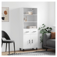 vidaXL Skříň highboard bílá 69,5 x 34 x 180 cm kompozitní dřevo