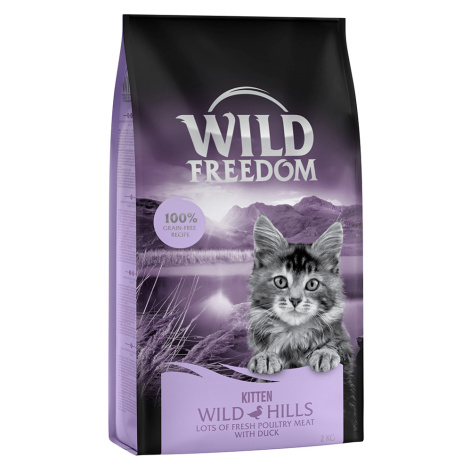 Wild Freedom granule, 2 kg - 20 % sleva Kitten „Wild Hills“ –⁠ s kachním masem