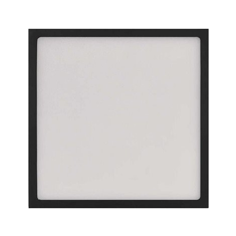 EMOS LED svítidlo NEXXO černé, 22,5 x 22,5 cm, 21 W, teplá/neutrální bílá