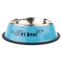 Vsepropejska Empty miska pro psa s tlapkami Barva: Modrá, Rozměr (cm): 22