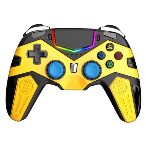 Herní ovladač iPega PG-P4019A Wireless Gaming Controller touchpad PS4 (yellow)