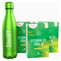 3x Essentials Vitamin D3 2000 IU + láhev ZDARMA