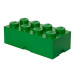 LEGO® úložný box 8 - tmavě zelená 250 x 500 x 180 mm