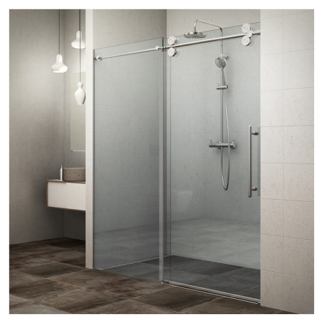Roth KID2/1800 sprchové dveře 180 x 200 cm 970-1800000-00-02  brillant / transparent
