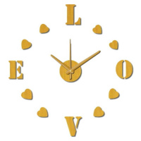 Nástěnné nalepovací hodiny Mauro Ferretti Love, ⌀ 60 cm