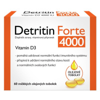 Detritin Forte Vitamin D3 4000 IU 60 měkkých tobolek