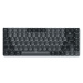 Satechi klávesnica SM1 Slim Mechanical Backlit Bluetooth Keyboard - Dark Gray, ST-KSM1DK-EN Čern