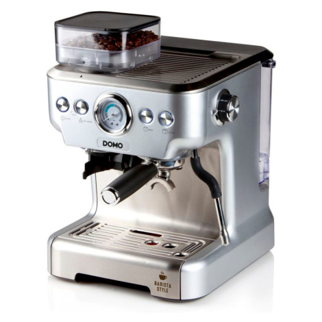 DOMO Pákový kávovar s mlýnkem na kávu - DOMO DO725K, Parní tlak: 20 bar DOMO-ELEKTRO