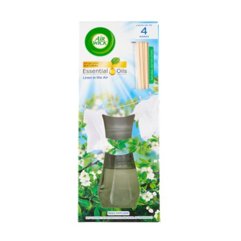 Air Wick Essential Oils Vonné tyčinky prádlo ve vánku 30ml AirWick