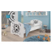 Dětská postel s obrázky - čelo Pepe bar Rozměr: 160 x 80 cm, Obrázek: Fotbalový míč