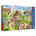 Puzzle Premium Plus - Čajový čas: Domeček pro včelky 1000 dílků 68,3x48cm v krabici 40x27x6cm - 