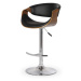 Barová židle SCH-100 ořech/černá