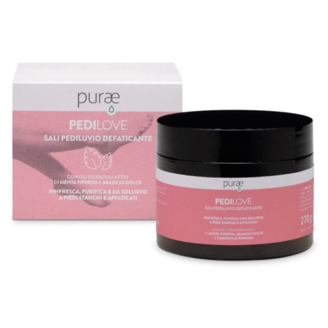 Purae Pedilove Osvěžující a regenerační koupelová sůl na nohy 270 g