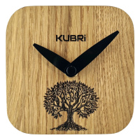 KUBRi 0032A - Miniaturní dubové hodiny se stromem života