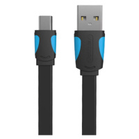 Kabel Vention Flat USB 2.0 A to Mini 5-pin cable VAS-A14-B100 1m Black