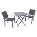 Asko a.s. CALVIN 449 - zahradní skládací stolek šedý