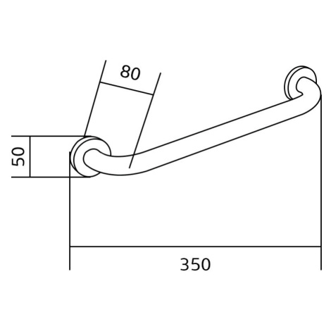 MEXEN Madlo 30 cm, zlatá 70101630-50