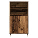 vidaXL Skříň highboard old wood 60 x 36 x 110 cm kompozitní dřevo