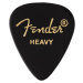 Fender 351 Shape Picks, Heavy, Black