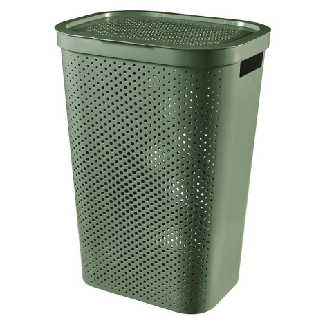 Prádelní koš Infinity 60l recycled 245809 zelená Curver BAUMAX