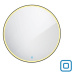 Nimco 28000 LED zrcadlo kulaté podsvícené 80 x 80 cm s dotykovým senzorem černá ZPC 28002RV-90