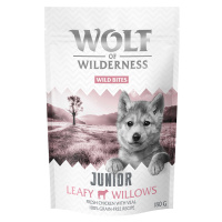 Little Wolf of Wilderness Snack - Wild Bites Junior 180 g - Leafy Willows - Telecí & kuře