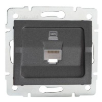 Kanlux 25286 LOGI Datová zásuvka RJ45Cat 6 Jack - grafit