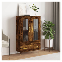 vidaXL Skříň highboard kouřový dub 69,5 x 31 x 115 cm kompozitní dřevo