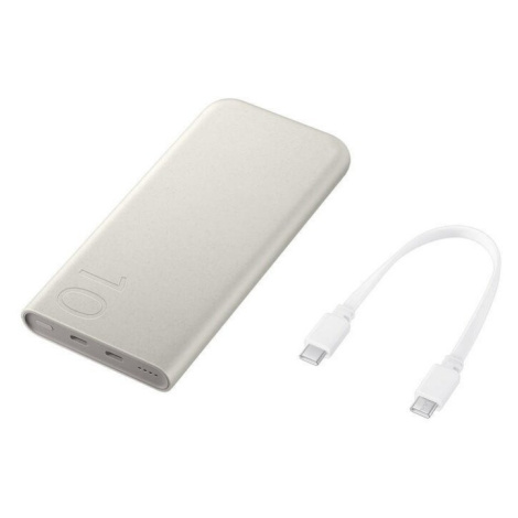Samsung FastCharge PowerBanka 2x USB-C, 25W, 10000mAh béžová