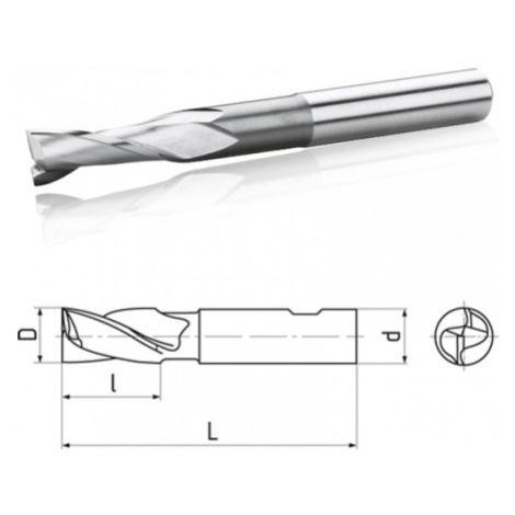 Fréza 26x45mm pro drážky per dlouhá, nesouměrná HSS Co8 221418