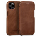 Pouzdro na iPhone 12 Pro 12 kožené Obal slim case book Hnědá Movear