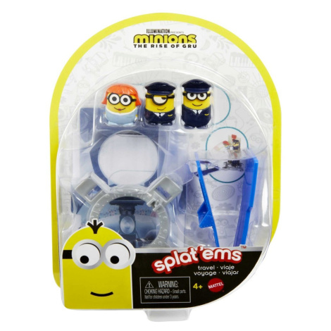 Minions vystřelovací postavičky cestovní set, mattel gmd79