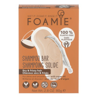 FOAMIE Tuhý šampon pro suché a kudrnaté vlasy Kiss Me Argan Shampoo Bar 80 g