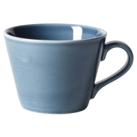 Světle modrý porcelánový šálek na kávu Villeroy & Boch Like Organic, 270 ml