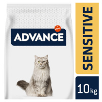 ADVANCE CAT Adult losos a rýže Sensitive 10 kg