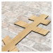 Dřevěný pravoslavný kříž na zeď