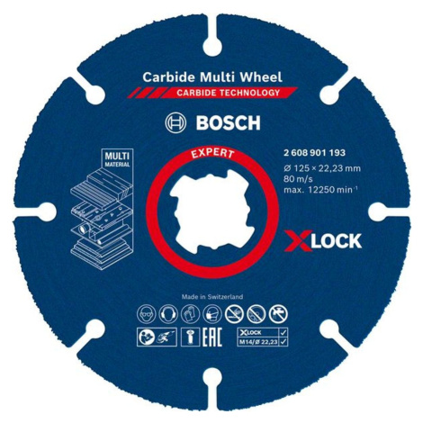 Víceúčelový řezný kotouč Bosch EXPERT Carbide Multi Wheel 125 mm 2608901193