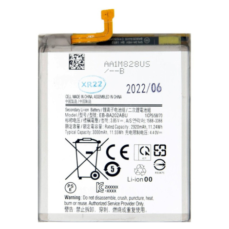 Baterie EB-BA202ABE pro Samsung Galaxy A20e, Li-Pol 3000mAh (OEM)