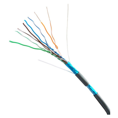 DATACOM FTP Cat5e PVC kabel 305m (drát), šedý