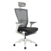Ergonomická kancelářská židle OfficePro Merens White Barva: modrá, Opěrka hlavy: bez opěrky