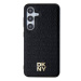 DKNY PU Leather Repeat Pattern Stack Logo Magsafe Zadní Kryt pro Samsung Galaxy S24+ Black