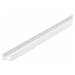 SLV BIG WHITE GRAZIA 20, profil na stěnu, LED, plochý, hladký, 1m, bílý 1000527