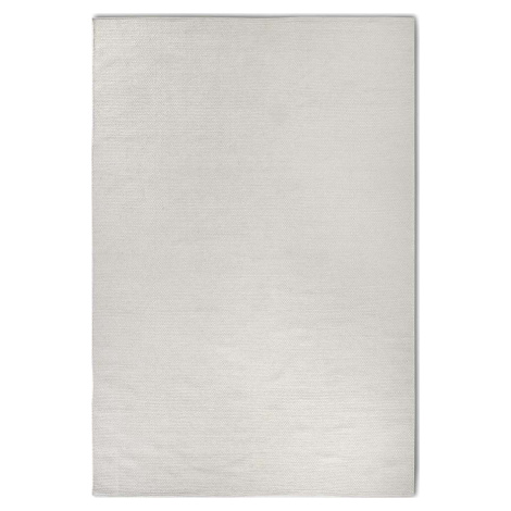 Krémový ručně tkaný koberec s příměsí vlny 80x150 cm Pradesh Natural White – Elle Decoration