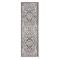 Hanse Home Collection koberce Běhoun Terrain 105604 Orken Grey Cream - 80x200 cm